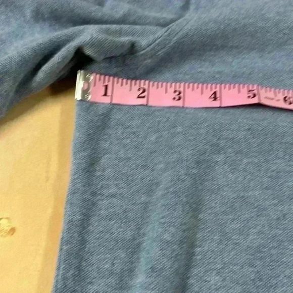 Men's Nautica Long Sleeve Blue/Gray 3 Button Shirt Size L - Picture 5 of 13